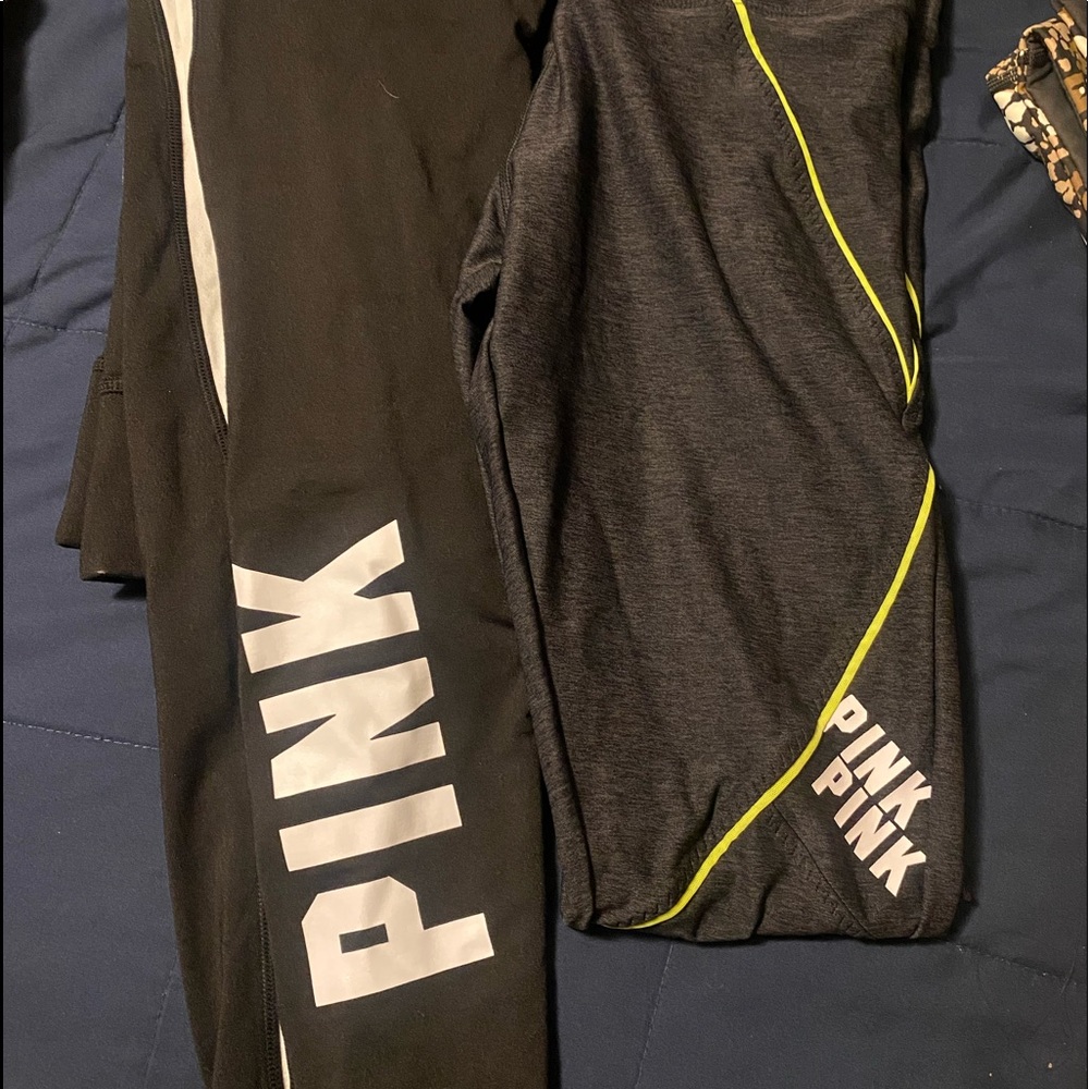 Two pairs of leggings.